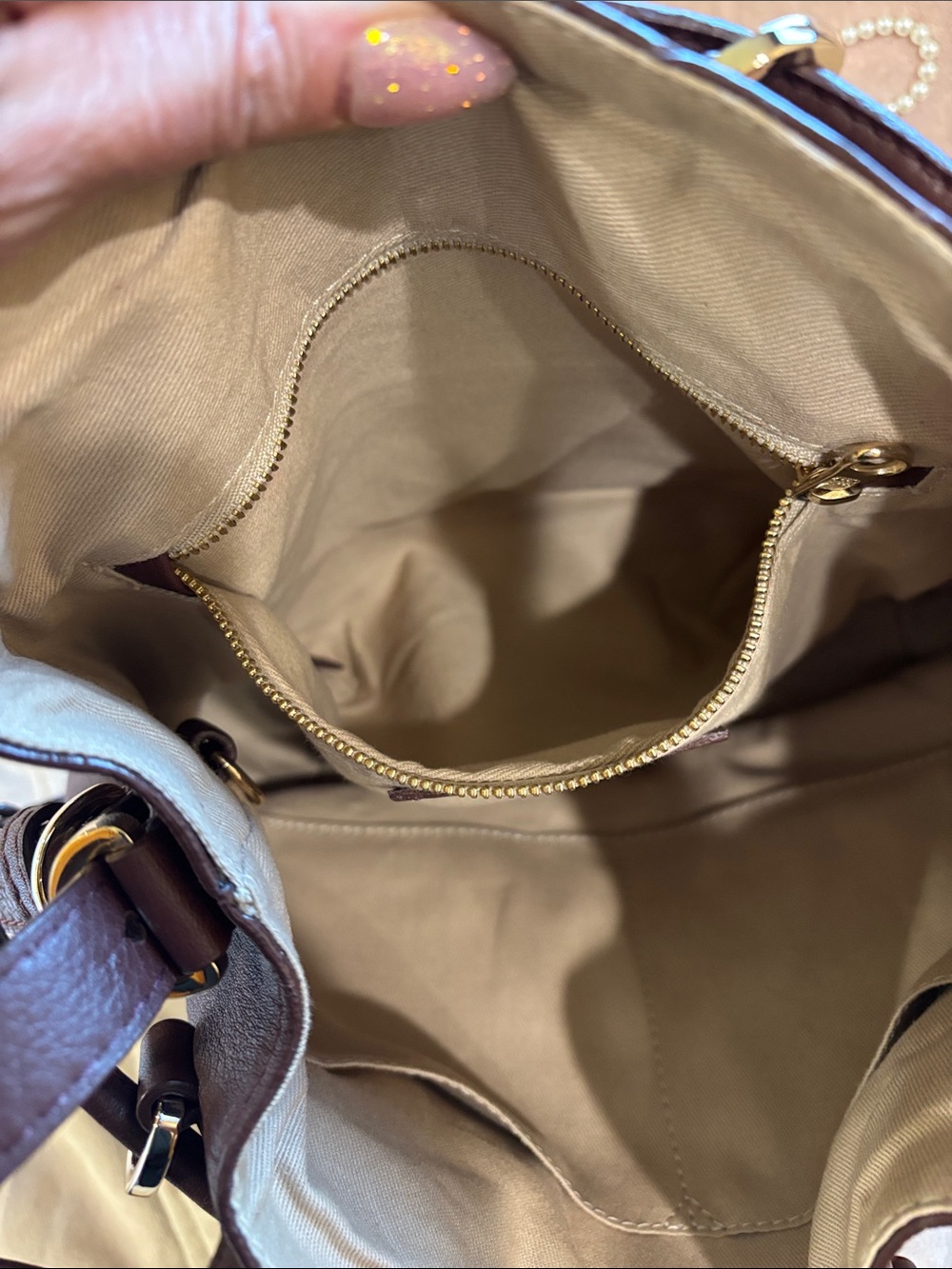 See By Chloe Colorblock Suede & Leather Drawstring Crossbody - Picture 7 of 17